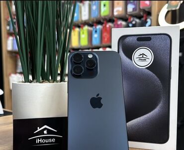 айвон 5: IPhone 15 Pro Max, Новый, 1 ТБ, Зарядное устройство, Защитное стекло, Кабель, 100 %