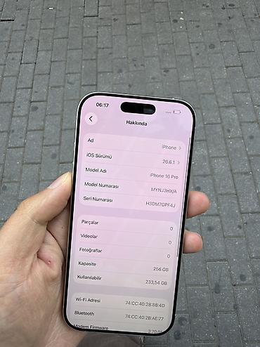 211 telecom: IPhone 16 Pro, 256 GB, White Titanium, Zəmanət, Sənədlərlə — 7