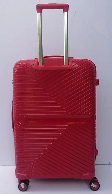 Putni koferi i torbe: Set crvenih kofera – 3 komada - Dizajn: moderni polikarbonatni/ABS — 7