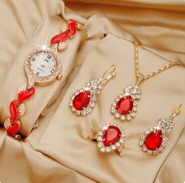 Setovi nakita: Set: Narukvica, Prsten, Materijal: Hirurški čelik — 24
