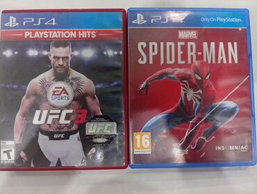 Игры для PlayStation: Диски с играми для пс 4
spider man 1000 сом
UFC 3 1200 сом