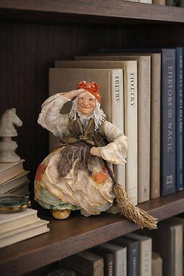 Подарки и сувениры: Баба Яга — подвесная игрушка ручной работы | интерьерный декор — 28