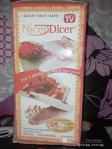 nicer dicer: Nicer Dicer – çoxfunksiyalı tərəvəz və meyvə doğrayıcı Xüsusiyyətlər — 1