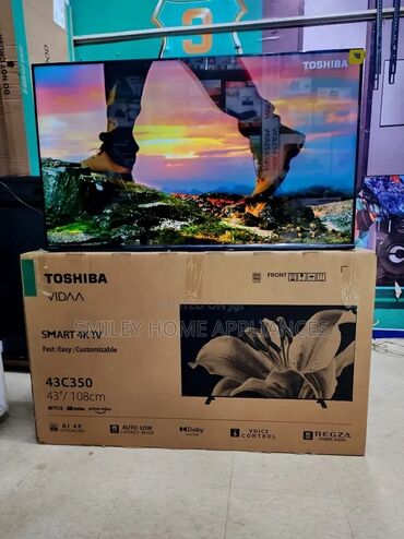 huawei p smart 2019 ekranı: İşlənmiş Televizor Toshiba Led 43" 4K (3840x2160), Ünvandan götürmə