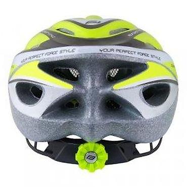 Oprema za bicikliste: KACIGA HAL FLUO L/XL | KACIGA FORCE HAL, fluo-crna, L/XL 19 rupa — 9