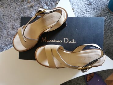 sandale u boji: Sandale, Massimo Dutti, 39