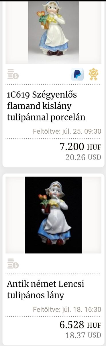 Ostali kućni dekor: Figura nova,vintaz,holandjanka sa lalama porcelanska. Nova — 4