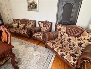 Sifarişlə divanlar: İşlənmiş, Divan, 2 kreslo