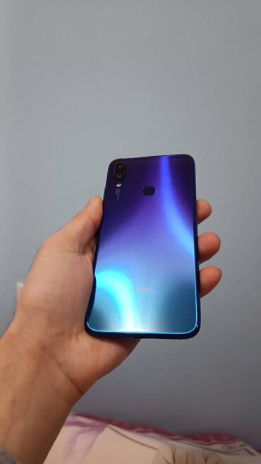 Xiaomi: Xiaomi Redmi Note 7, 64 GB, rəng - Göy, 
 Sensor, Barmaq izi, İki sim kartlı