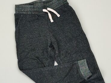 brazowe szerokie spodnie: Spodnie domowe H&M, 5 lat, wzrost - 110 cm., Bawełna, stan - Dobry