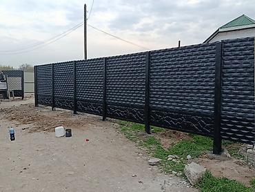 Бетонные еврозаборы: Бетонный еврозабор, Односторонний, Новый, Оптом,Наличный расчет — 7