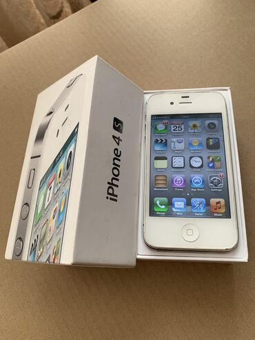 Apple iPhone: IPhone 4S, 16 ГБ, Белый