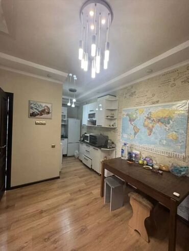 центральная мечеть: 2 бөлмө, 58 кв. м, Элитка, 2 кабат, Евроремонт