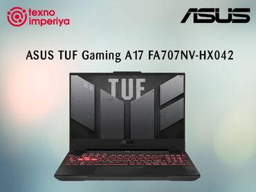 gaming: Yeni ASUS TUF Gaming, 17.3 ", AMD Ryzen 7, 512 GB, Pulsuz çatdırılma