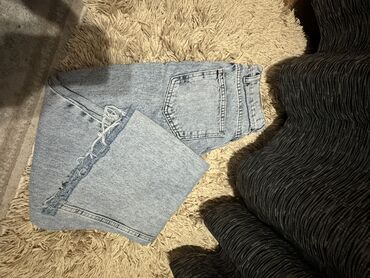джинсы темные: Джинсы и брюки, Б/у
