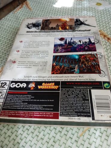 Ostale igre i konzole: Video igra "Warhammer Online: Age of Reckoning" za PC, razvijena od — 2