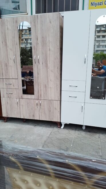 Dolablar: Yeni, Açılan, 3 qapılı Düz dolab, Dolab-asılqan, Azərbaycan — 14