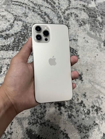 коробка 13 про макс: IPhone 12 Pro Max, Жаңы, 256 ГБ, Ак, Заряддоочу түзүлүш, Коргоочу айнек, Каптама, 100 %