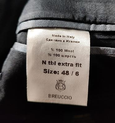 блу ети: Продаю мужской пиджак Breuccio, размер 48/6. Сделан в Италии, 100% — 3
