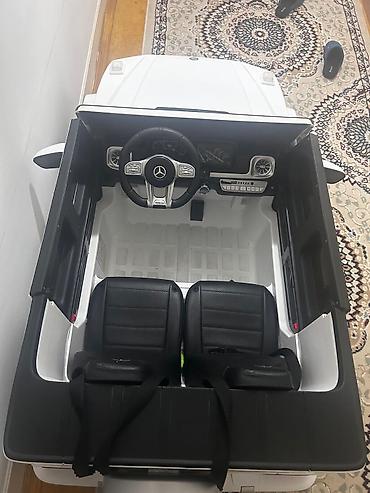 uşag maşını: Uşaq üçün elektrikli minik maşını – Mercedes-Benz G-Class AMG stili - — 2