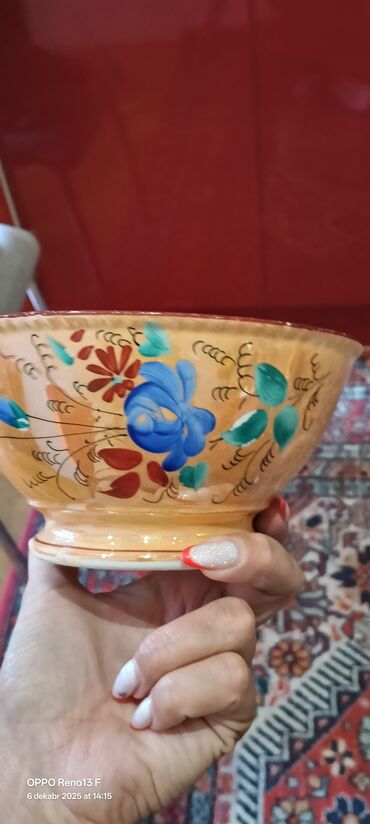 Digər dəstlər və servizlər: Porselen dekorativ dəst - Tərkib: 1 ədəd iri vaza və 2 ədəd kase — 7