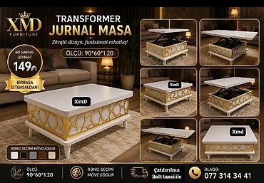 burda jurnalı: Transformer Jurnal Masa – XMD Furniture Ölçü: 90×60×1.20 Qiymət — 7