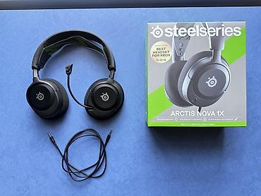 Наушники: Проводные вакуумные наушники, SteelSeries, Б/у, цвет - Черный — 1