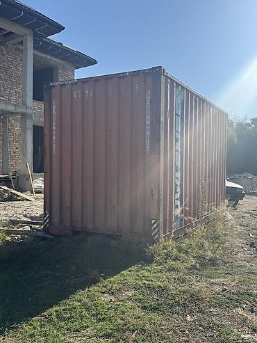 Контейнеры: Металлический морской контейнер 20 футов (примерно 6 м x 2,44 м x 2,59 — 1