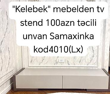 polug taxda: "Kelebek" mebelden tv stend 100azn təcili unvan Samaxinka kod4010(Lx) — 1