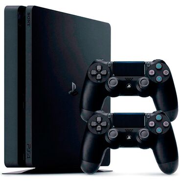 PS4 (Sony PlayStation 4): PlayStation 4 slim 500gb 2 джойстика, не вскрытая, пломбы на месте