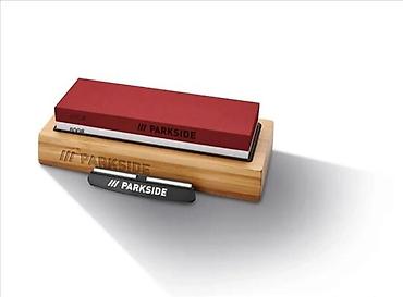 Ostali pribor i dodaci za alate: PARKSIDE dvostrani kamen za oštrenje noževa sa postoljem - — 2