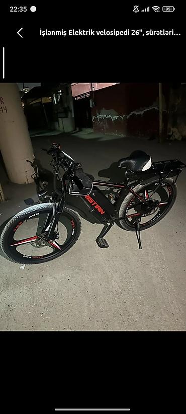 barter velosibet: İşlənmiş Elektrik velosipedi 26", 350-500 Vt — 3