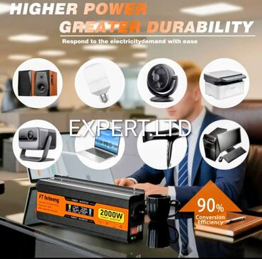 İnverterlər: Yeni Inverter, 100-300 Vt, 12 - 220 volt, Ünvandan götürmə, Ödənişli çatdırılma — 26