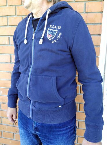 Duksevi: Muški duks sa kapuljačom N.Z.A. New Zealand Auckland Kvalitetan — 2