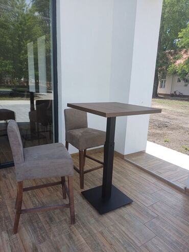 Postolja za stolove: Metalna postolja za stolove, donja ploca 450x450x5mm, stub 80x80 — 8