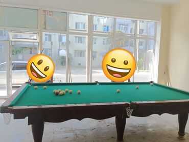 İdman və hobbi: *Bilyard TƏCİLİ 950₼ satılır* Uzeri mərmərdir Karaleviski. baha alınıb
