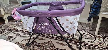 beshik: Uşaq beşiyi/baş-döşlü yelləncək beşik – HAOSHUO - Tip: Portativ — 1