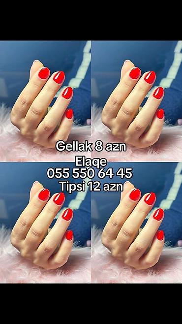 az tips: Xidmət: Manikür – Gellak və Tipsi

- Gellak: 8 AZN
- Tipsi: 12 AZN — 1