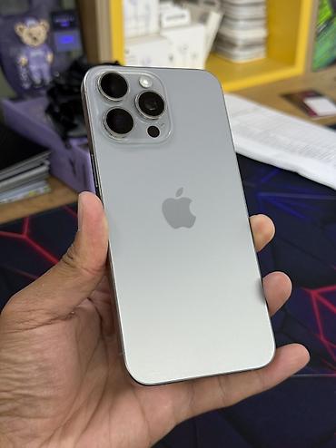 mini iphone: IPhone 15 Pro Max, Б/у, 256 ГБ, Natural Titanium, Защитное стекло, Чехол, В рассрочку, 85 % — 1