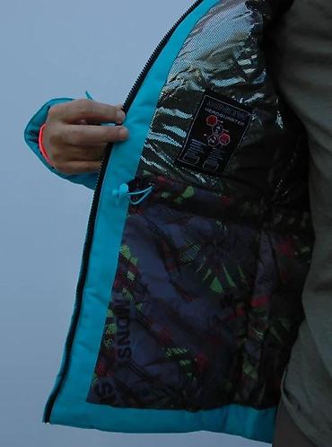 Zimske jakne: Planinarska/zimská jakna – tirkizno plava - Topla, vodoodbojna — 7