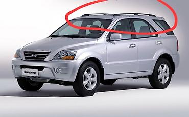 Аксессуары и тюнинг: Kia Sorento (2002–2009) üçün orijinal tip dam reylləri (uzununa — 1