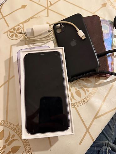 iphone temiri: IPhone 11, 128 GB, Deep Purple, Barmaq izi, Face ID — 2
