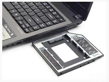 Druga oprema za računare i laptopove: Adapter/kavez za drugi disk u mestu optičkog drajva (caddy) – 2.5" — 1