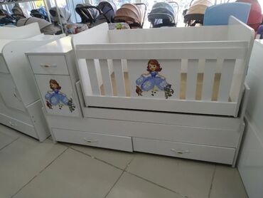 2хярусный кровать: Кровать-трансформер, Для девочки, Для мальчика, Новый