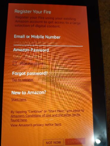 Tableti: Amazon Fire tablet - Model: na poleđini označeno kao “SV98LN”, Fire — 10