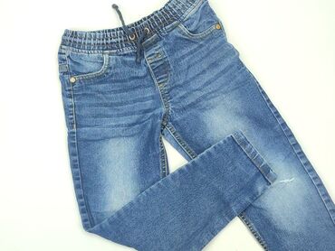 jeansy skinny mid waist: Jeans, Little kids, 8 years, 122/128, condition - Good