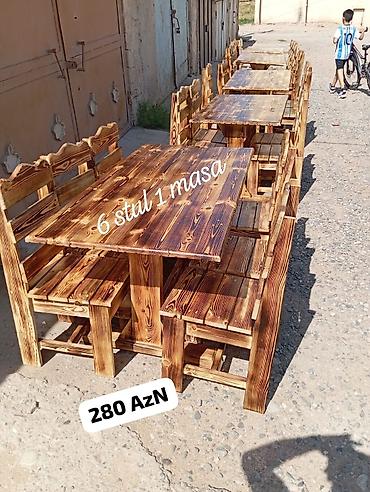 Bağ, çöl oturacaqları: Yeni, Plyaj, piknik stulu, Taxta, Azərbaycan — 8