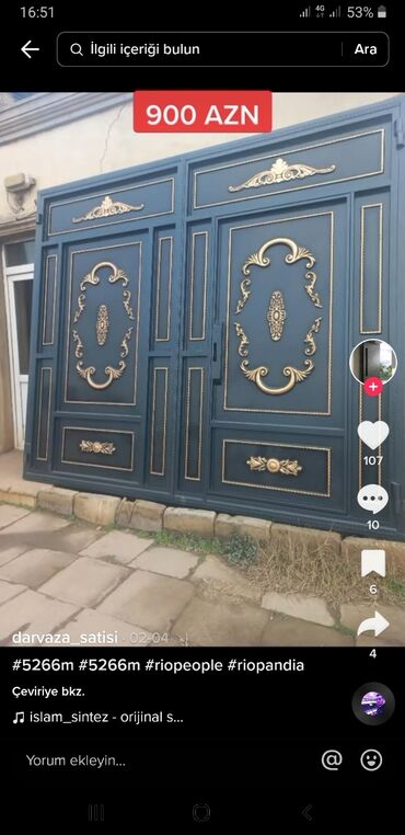 Giriş qapıları: Yeni Giriş qapısı 90x205 sm Zamok və çərçivə ilə, Zəmanətli, Ödənişli quraşdırma, Ödənişli çatdırılma, Rayonlara çatdırılma — 7