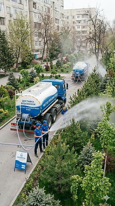 Доставка воды и полив деревьев, кустарников, газонов и других зеленых