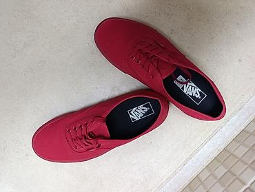 вулкани: Мужские кроссовки, 42, Vans, Новый, цвет - Красный, Платная доставка — 6